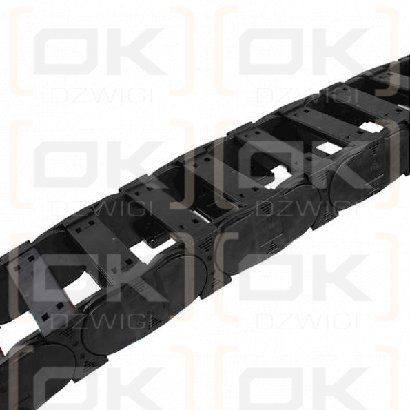Energy chain - Series E4.31L (Crossbars on each link, removable along both radii)